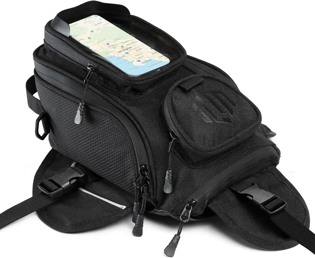 TANK BAG MAGNETICO Y DE CORREAS 5LT