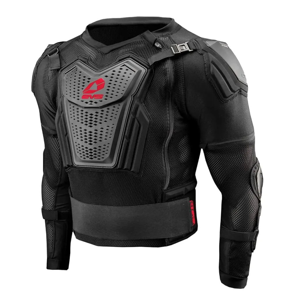 BODY ARMOR EVS NEGRO/ROJO
