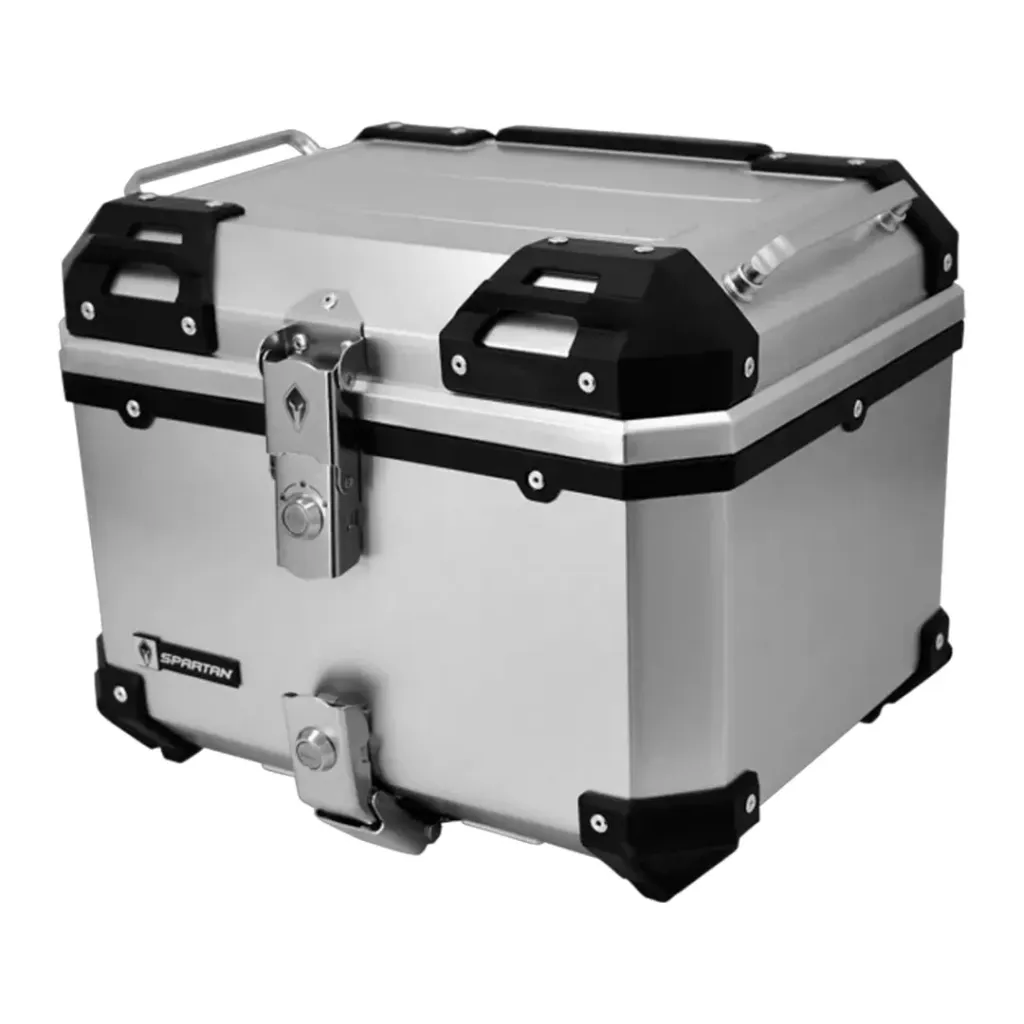 MALETERO SPARTAN DOBLE LOCK 45 LT GRIS