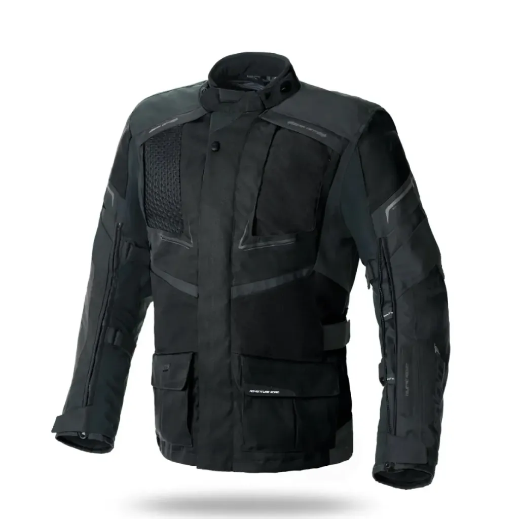 CHAQUETA SEVENTY SD-JT81 INVIERNO TOURING NEGRO