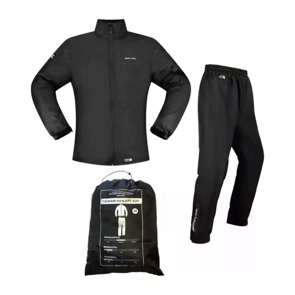 IMPERMEABLE RICHA TSUNAMI 2PC NEGRO