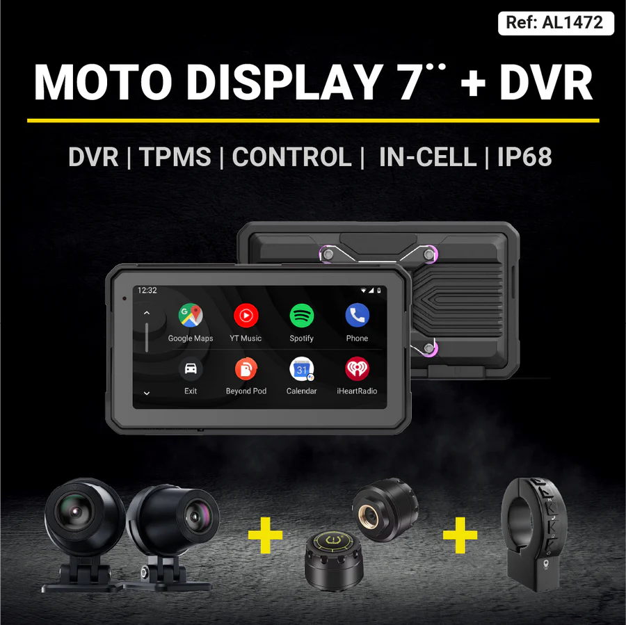 [AL1472R] CARPLAY MAXIM 7" DVR/TPMS/CONTROL