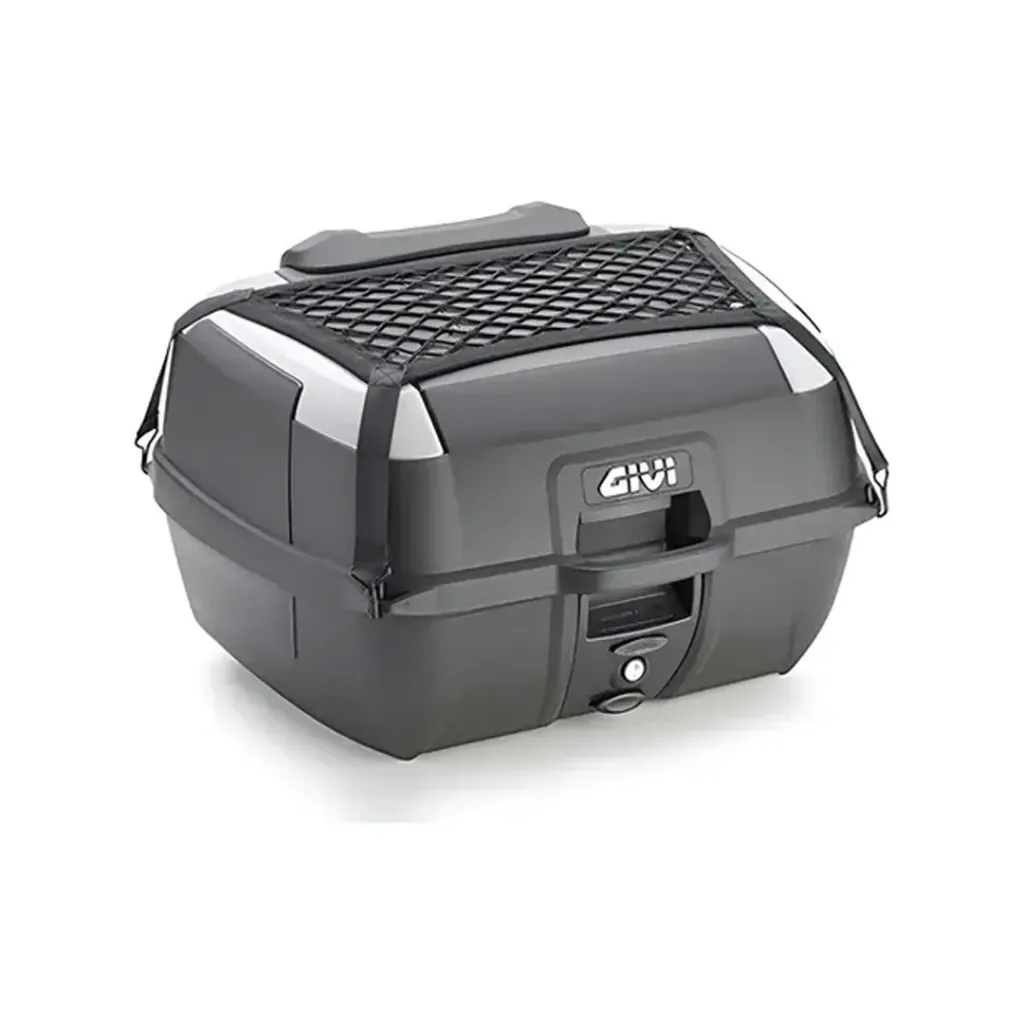MALETERO 43 LTS TOUR INCLUYE BASE, KIT DE ANCLAJE, ESPALDAR Y MALLA SISTEMA MONOLOCK GIVI